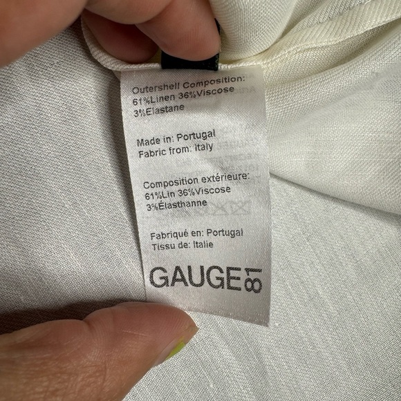 GAUGE 81 Sabinas Linen Wrap Shirt in white - Picture 5 of 11